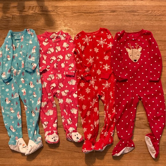 Carter's, Osh Kosh and Nevada Red and Blue and Pink Sleepers - Picture 1 of 4